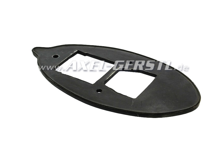 Rubber base for front turn signal light