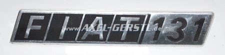 SoPo: Schriftzug Fiat 131, Emblem aus Metall