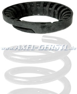 Rubber washer for spring seat ring