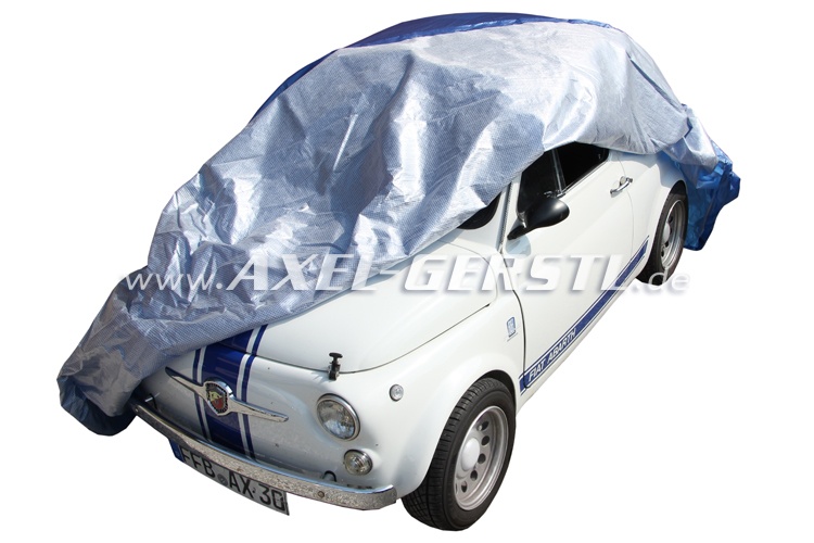 Special foil car cover, fabric-reinforced