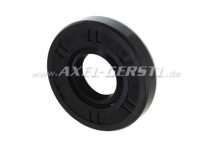 Radial shaft seal for steering-box, top