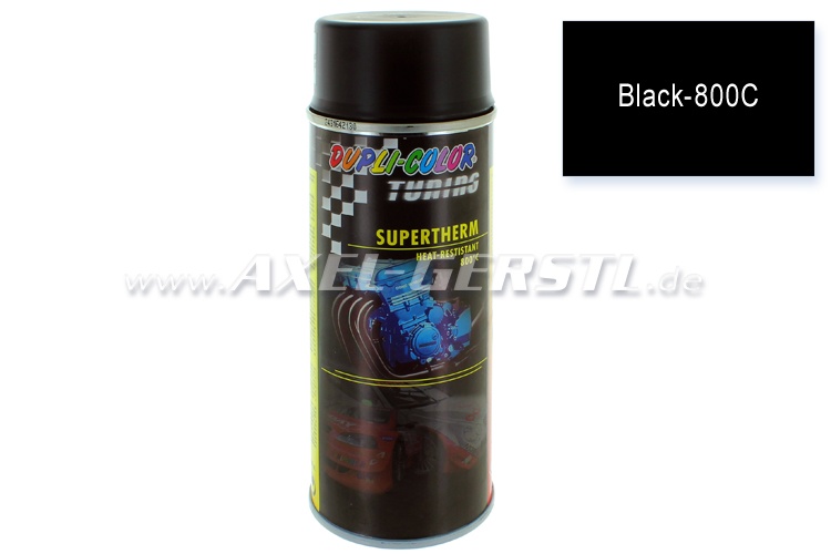 Supertherm special paint based on silicone resin, black