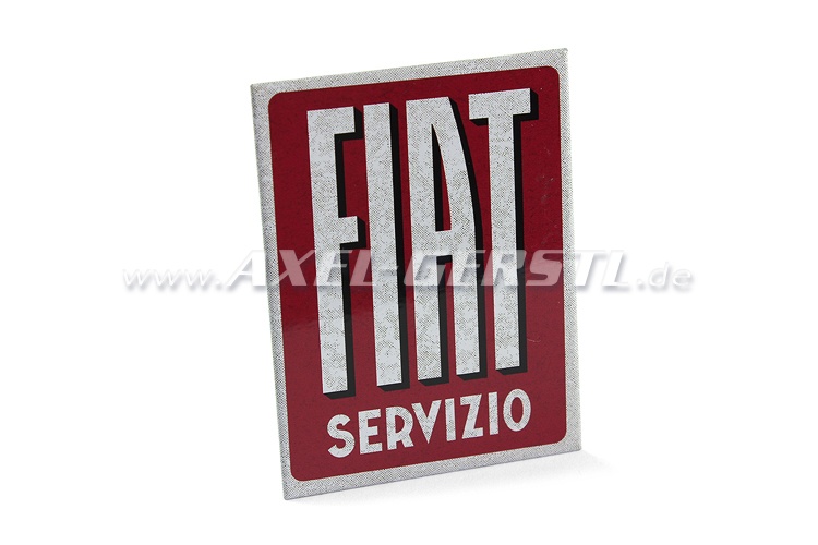 Vintage magneet FIAT SERVIZIO