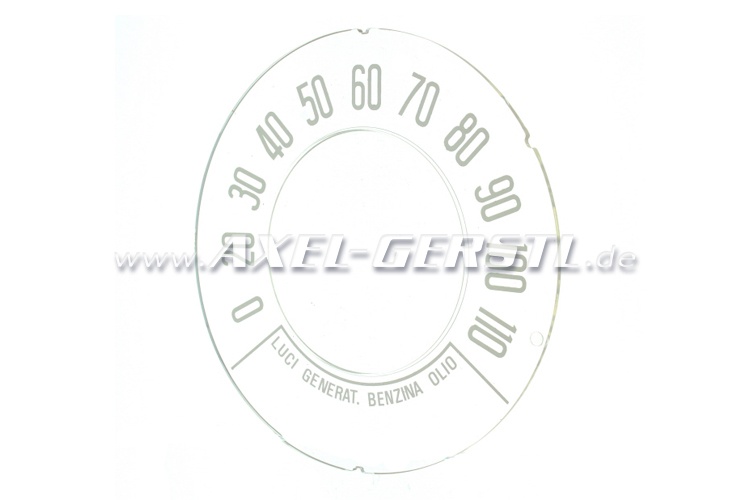 Wijzerplaat voor originele snelheidsmeter, weergave tot 110