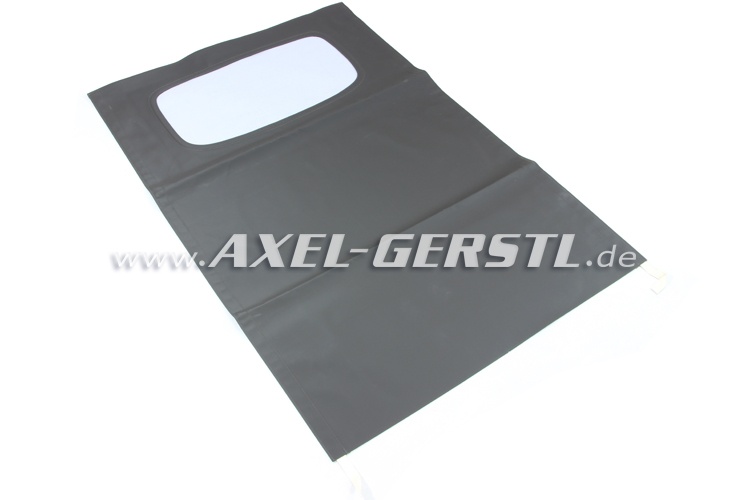 Convertible top cover with window, long (welded)