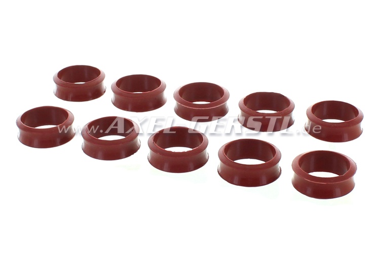 Seal-rings for jacket tube, thick,MVQ-silikon(set=10 pieces)