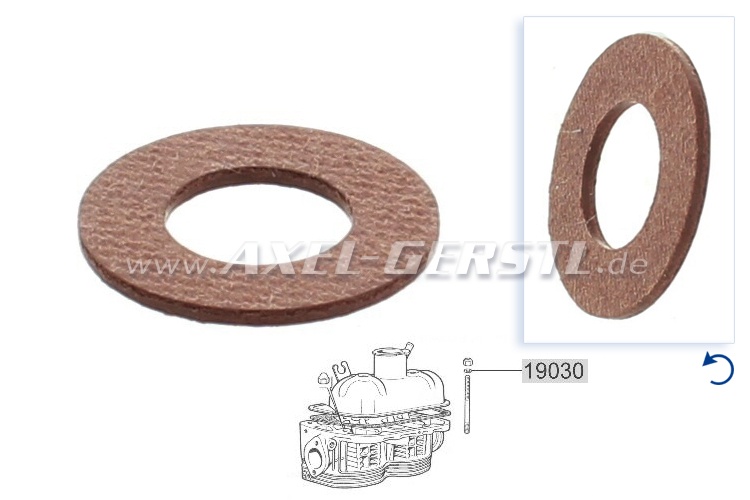 Gasket ring for valve cover screw, 8 x 16 x 1 mm