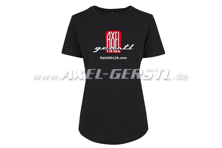 Female-T-shirt Axel Gerstl Classic Logo(black), size S