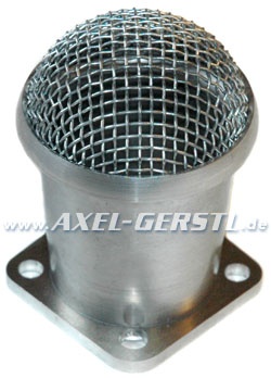 Carburetor air intake 40 mm, aluminum with grill for 32 FZD
