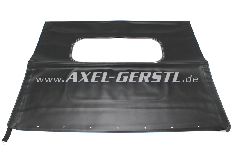 Convertible top cover, black with (plastic) window