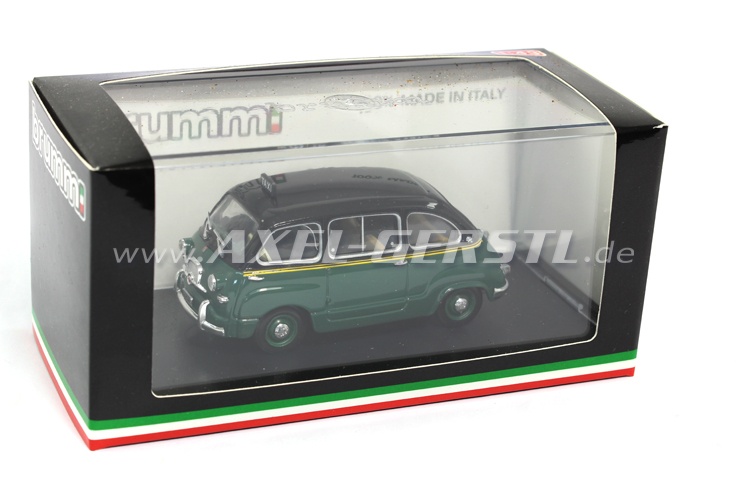 Voiture miniature - Fiat 500 verte (1/43)