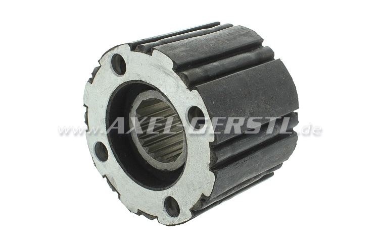 Axle coupling, fine pitch
