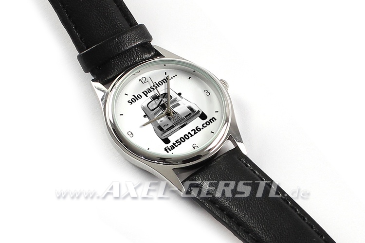 Wrist watch Fiat 500 Solo passione with leather strap
