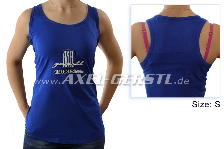 Shirt per le donne Axel Gerstl Classic Logo senza maniche