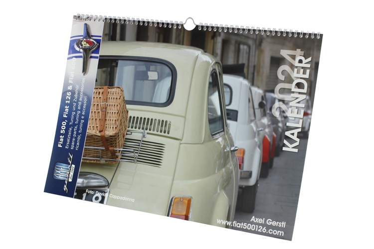 Fiat 500/126-Wandkalender 2024
