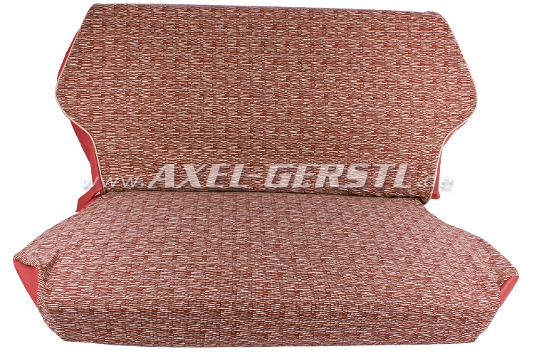 Italfodere Sitzbezüge passend für Fiat 500 Komplettset (Rot/Ecrù) :  : Auto & Motorrad