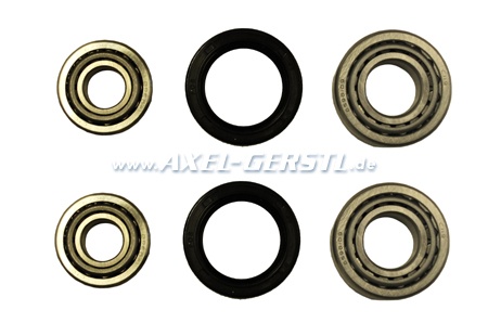 Set of front wheel bearings, for 2 sides, polish production