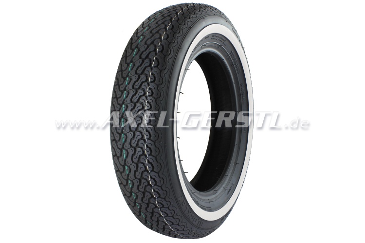 Tire with white streak by Blockley 125 R12 62S Fiat 500 - Spare parts Fiat  500 classic 126 600 onderdelen | Axel Gerstl