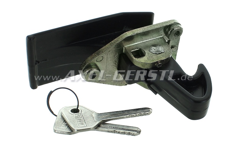 Heckklappenschloss kpl. mit 2 Schlüssel, Kunststoff Fiat 126/126P