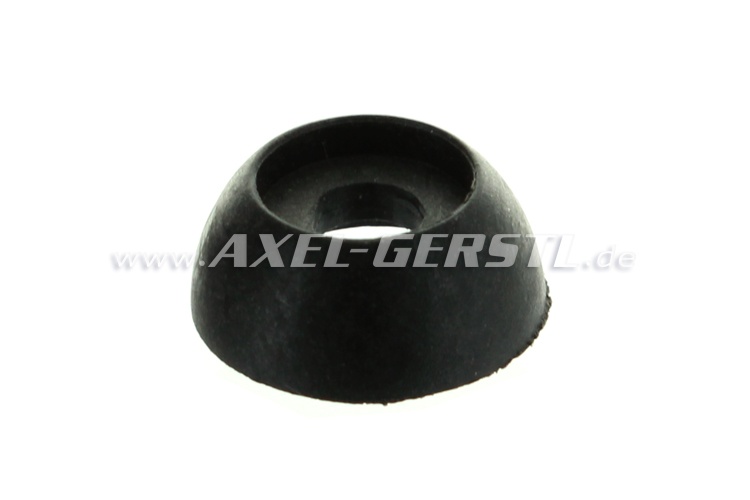 Plastic basis for screw for rear side window fitting