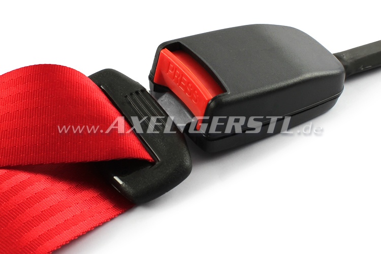 Cintura anteriore automatico, al paio, rosso Fiat 500/126/600 - Ricambi Fiat  500 d'epoca 126 600 | Axel Gerstl