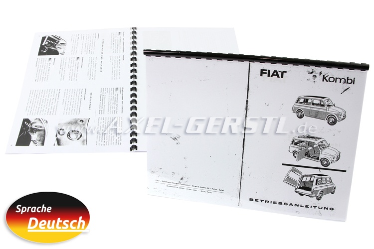 Instruction manual, 28 pages, copy (German)