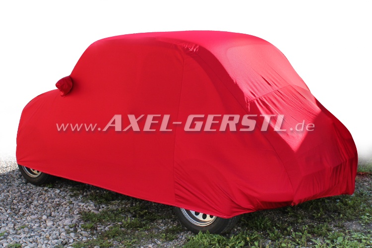 Car cover 'Super Puff', Polyamid / Polyester, red Fiat 500 N/D/F/L/R -  Spare parts Fiat 500 classic 126 600 onderdelen | Axel Gerstl