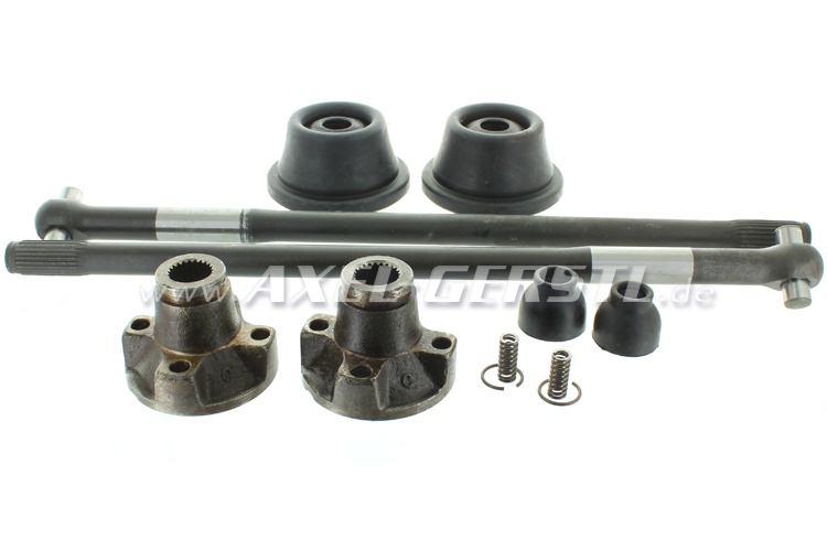 Set of drive shaft, packings/sliding pieces included, 19 mm