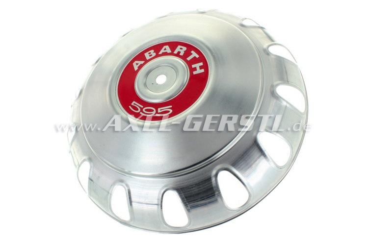 Enjoliveur (diamètre 260 mm) Abarth 595 en aluminium poli