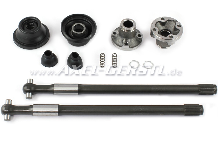Set of drive shaft, packings & hardened sliding pieces incl.