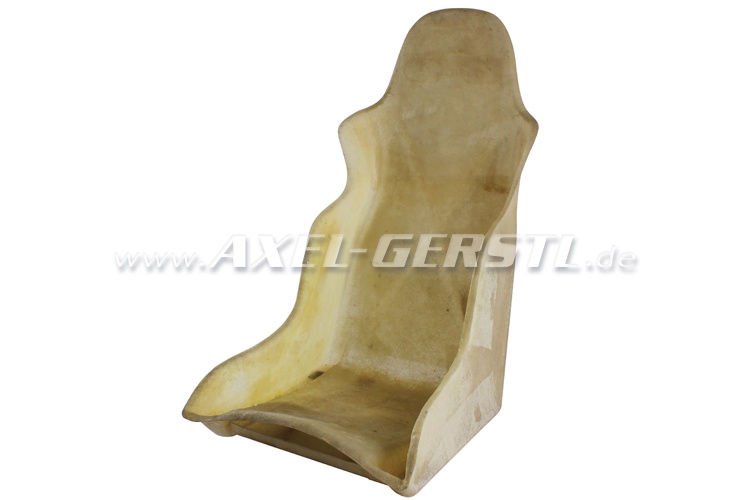 Plastic shell for bucket seat