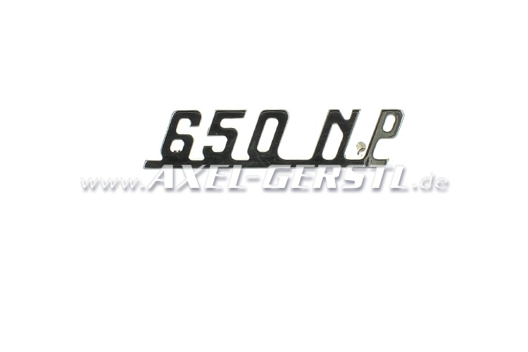 Emblema 650 NP para el salpicadero