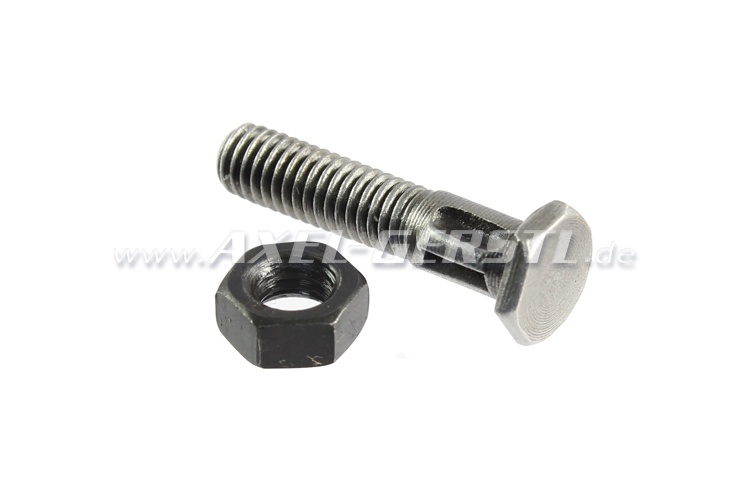 Screw and nut for insulator (Capacitor - distributor)