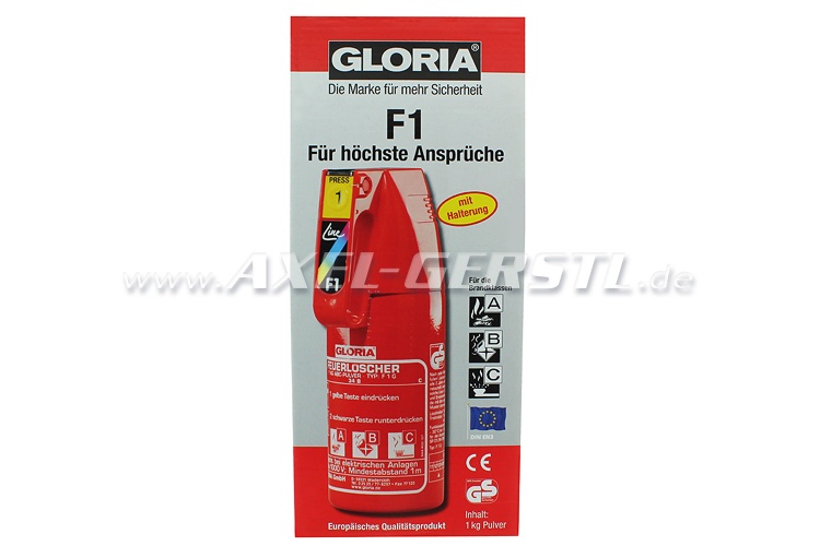 Fire extinguisher F1 ABC - 1 kg (powder e.)