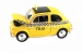 Modelo de coche Welly Fiat 500 L 'Taxi', 1:24, amarillo