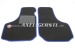 Set of foot mats "Fiat" (blue/black) with logo, small
