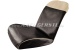 Seat covers bl./wh. top edge, artificial leather, fr. & ba.
