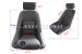 Bucket seat complete set, black artificial leather (in pairs