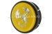 Abarth wheel cover, yellow/Scorpion, 42mm/48mm (rim center)