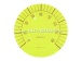 'Abarth Veglia' dial for revcounter, yellow