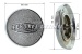 Coperchio ruota, "FERGAT", 60 mm / 36 mm (centro)