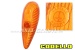 Blinkleuchtenglas seitlich (tropfenförmig) "CARELLO", orange