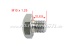 Wheel cover screw, M10 x 1,25, A-quality