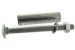 Screw for front bumper, incl. sleeve and nut, chrome