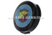 Abarth horn button (coat of arms on blue ground)