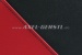 Hutablage "ABARTH", Kunstlederbezug, schwarz / rot