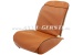 Seat covers ochre, artificial leather, front & back