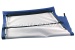 Convertible top w. front bow + middle stick, blue