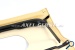Convertible top w. front bow + middle stick, beige w. window