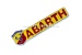 Plaque d'Abarth pour coller, 97mm x 25mm